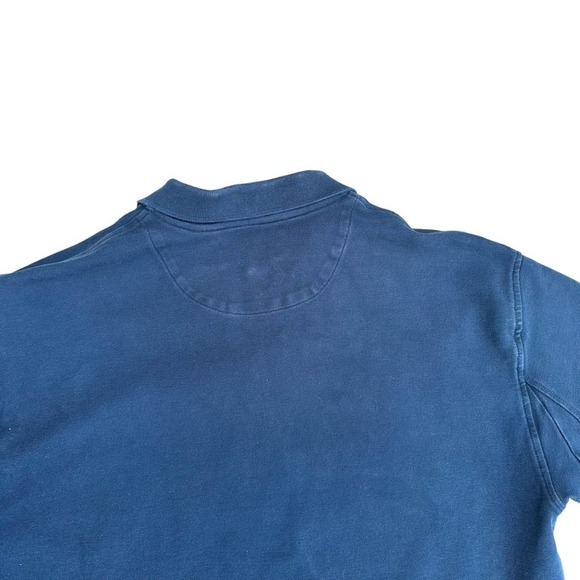 Orvis Polo Shirt Mens Short Sleeve Fishing Outdoors Stretch Collar Blue Large - Picture 9 of 12